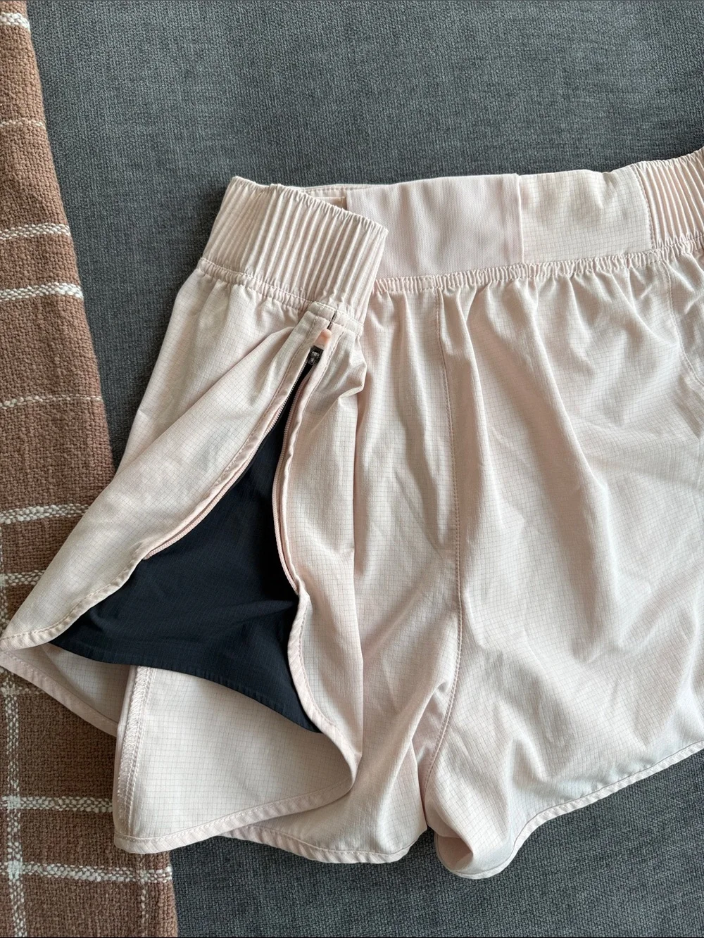 Nike Women's Light Pink Athletic Running Shorts